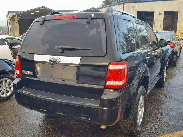 1FMCU04799KD02151 - 2009 FORD ESCAPE LIM BLACK photo 4