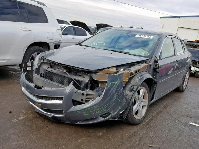 1G1ZG57B19F175383 - 2009 CHEVROLET MALIBU LS Մոխրագույն լուսանկար 2