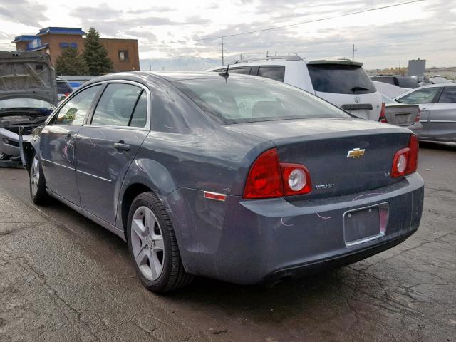 1G1ZG57B19F175383 - 2009 CHEVROLET MALIBU LS Մոխրագույն լուսանկար 3