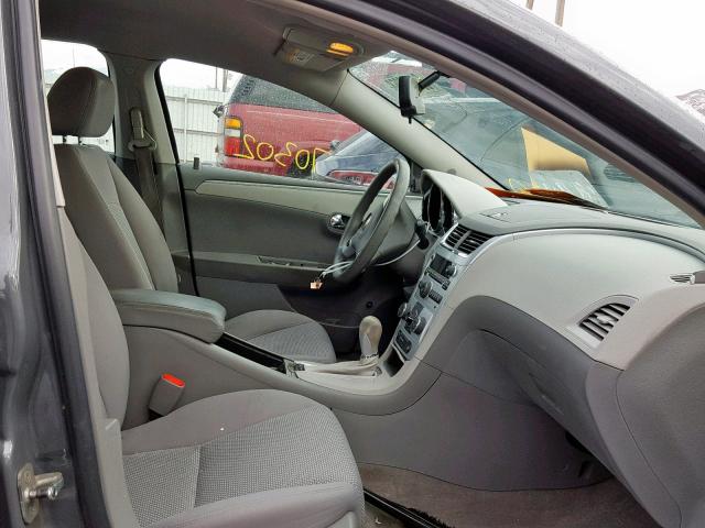 1G1ZG57B19F175383 - 2009 CHEVROLET MALIBU LS Մոխրագույն լուսանկար 5