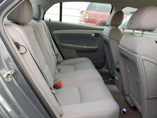 1G1ZG57B19F175383 - 2009 CHEVROLET MALIBU LS Մոխրագույն լուսանկար 6