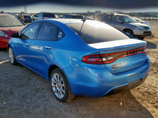 1C3CDFFA3GD818978 - 2016 DODGE DART SXT S BLUE photo 3