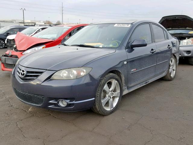 JM1BK323X51263898 - 2005 MAZDA 3 S GRAY photo 2