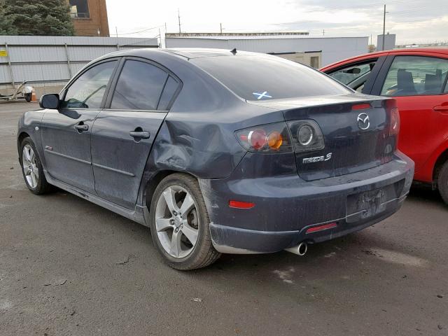 JM1BK323X51263898 - 2005 MAZDA 3 S GRAY photo 3