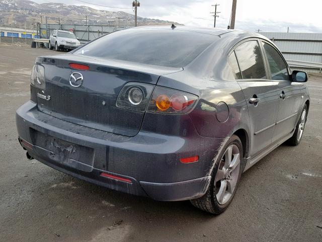 JM1BK323X51263898 - 2005 MAZDA 3 S GRAY photo 4