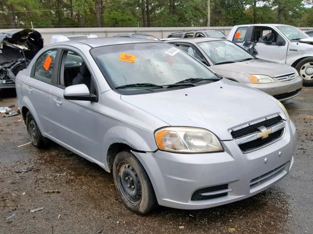 KL1TD5DE0AB085309 - 2010 CHEVROLET AVEO LS SILVER photo 1