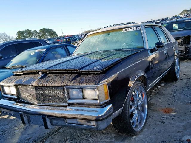 1G3GM69Y5GR357601 - 1986 OLDSMOBILE CUTLASS SU BLUE photo 2