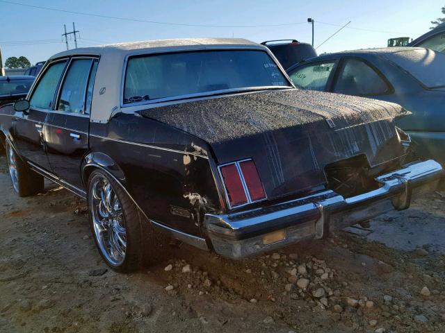 1G3GM69Y5GR357601 - 1986 OLDSMOBILE CUTLASS SU BLUE photo 3