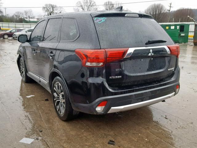 JA4AD3A37HZ026938 - 2017 MITSUBISHI OUTLANDER BLACK photo 3