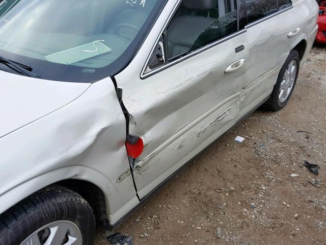 1LNHM86S74Y621821 - 2004 LINCOLN LS WHITE photo 9