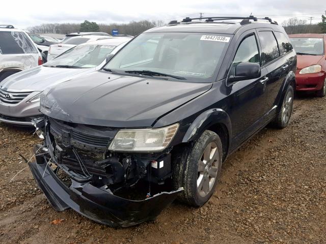 3D4GH67V39T139294 - 2009 DODGE JOURNEY R/ GRAY photo 2