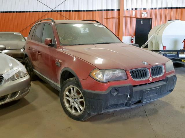 WBXPA73444WC35688 - 2004 BMW X3 2.5I RED photo 1