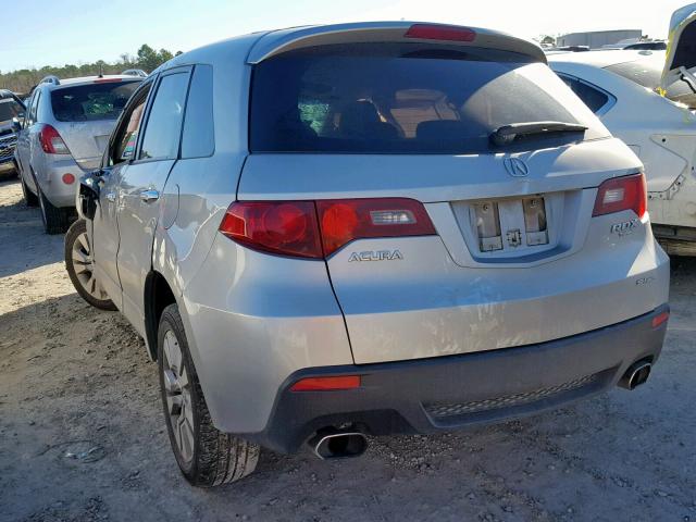 5J8TB1H28AA003230 - 2010 ACURA RDX SILVER photo 3