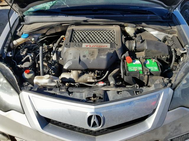 5J8TB1H28AA003230 - 2010 ACURA RDX SILVER photo 7