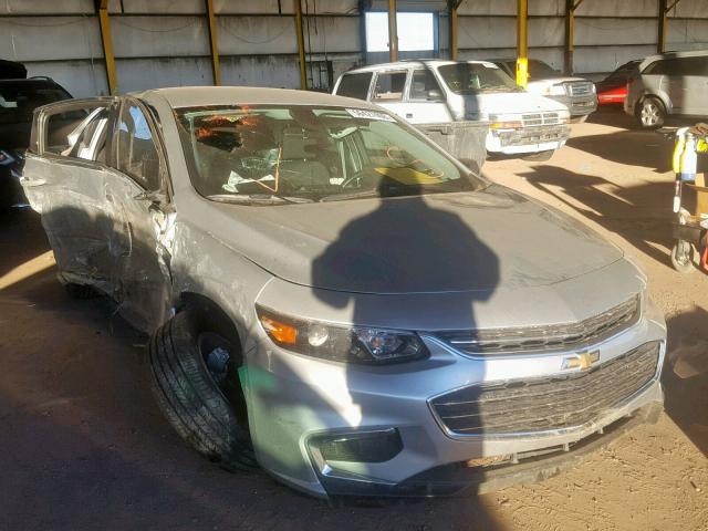 1G1ZB5ST1JF173927 - 2018 CHEVROLET MALIBU LS SILVER photo 1