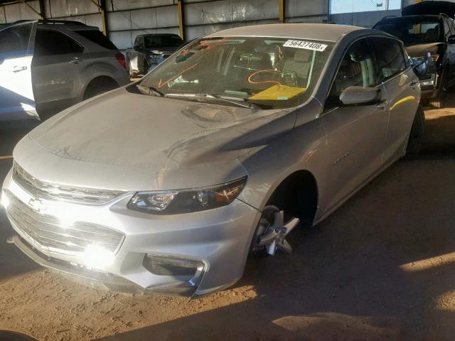 1G1ZB5ST1JF173927 - 2018 CHEVROLET MALIBU LS SILVER photo 2