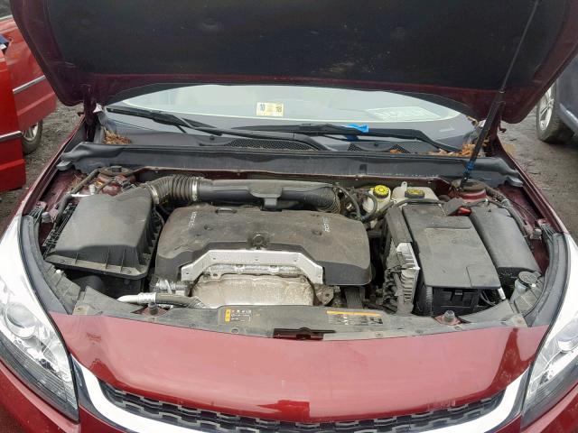 1G11C5SA2GF132840 - 2016 CHEVROLET MALIBU LIM MAROON photo 7