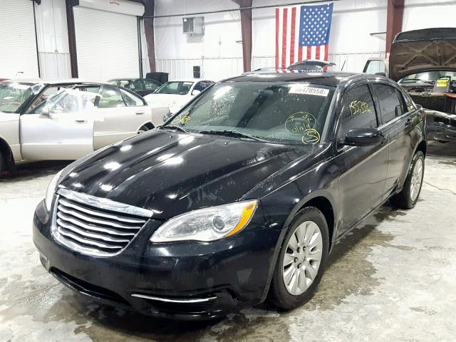 1C3BC4FB1BN542959 - 2011 CHRYSLER 200 LX BLACK photo 2