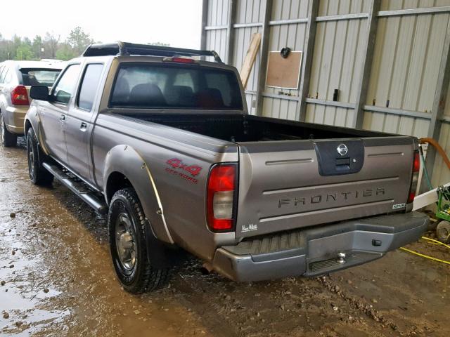 1N6ED29Y44C467440 - 2004 NISSAN FRONTIER C TAN photo 3