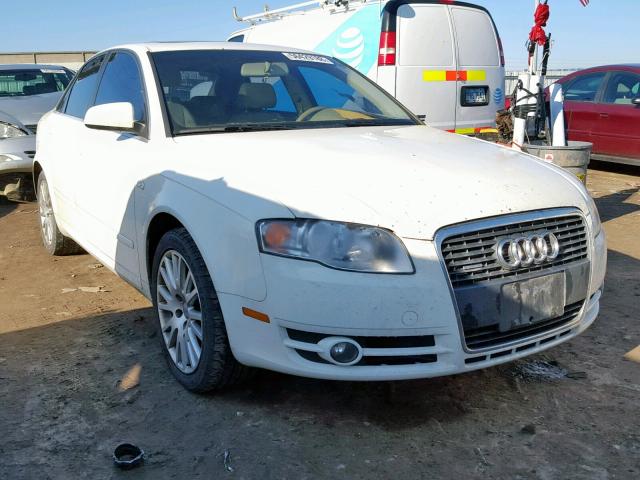 WAUDF78EX6A088273 - 2006 AUDI A4 2.0T QU WHITE photo 1