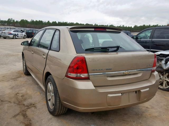1G1ZT61836F283210 - 2006 CHEVROLET MALIBU MAX 金色 照片 3