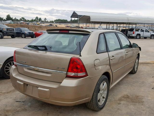 1G1ZT61836F283210 - 2006 CHEVROLET MALIBU MAX 金色 照片 4