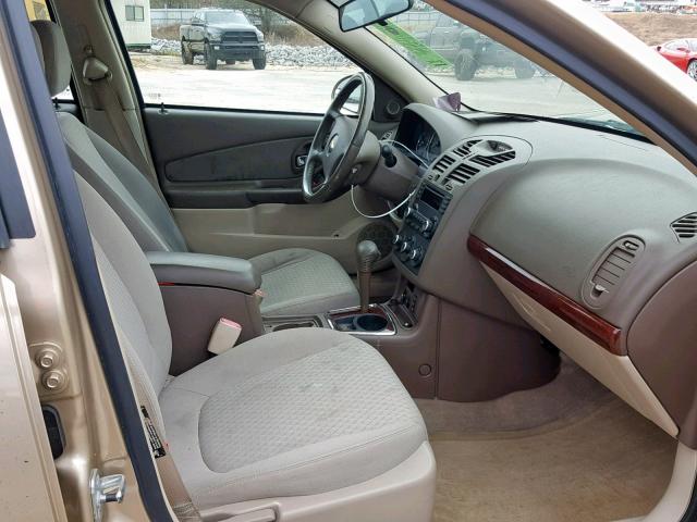 1G1ZT61836F283210 - 2006 CHEVROLET MALIBU MAX 金色 照片 5