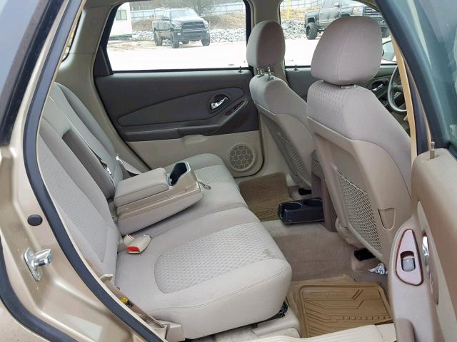 1G1ZT61836F283210 - 2006 CHEVROLET MALIBU MAX 金色 照片 6