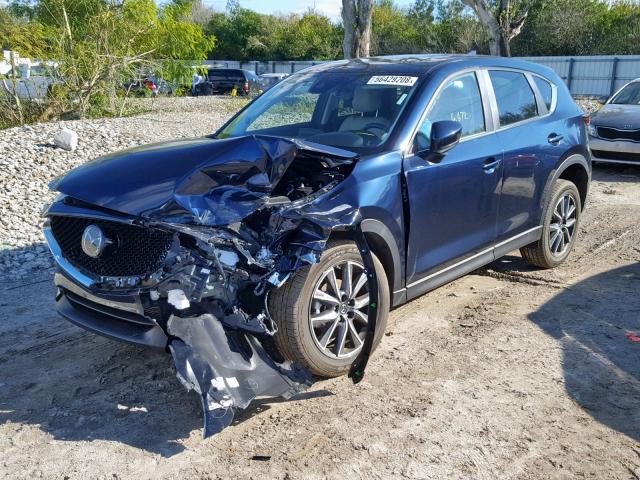 JM3KFACM6J1335293 - 2018 MAZDA CX-5 TOURI BLUE photo 2