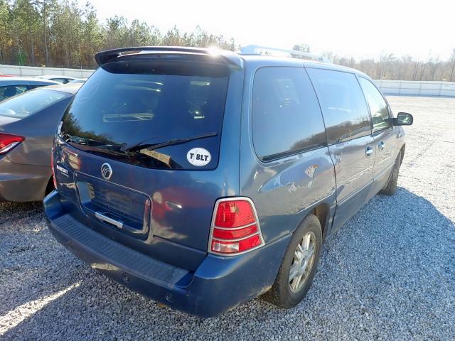 2MRDA22216BJ03201 - 2006 MERCURY MONTEREY L BLUE photo 4