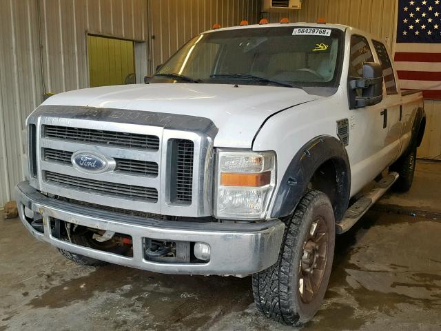 1FTWW31Y58ED59616 - 2008 FORD F350 SRW S WHITE photo 2