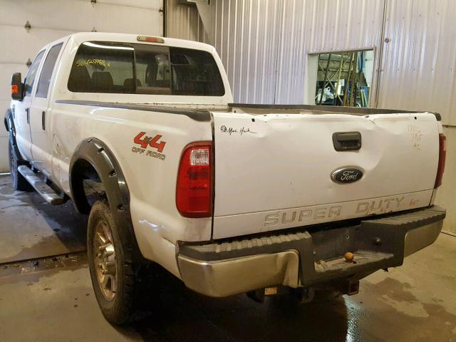 1FTWW31Y58ED59616 - 2008 FORD F350 SRW S WHITE photo 3