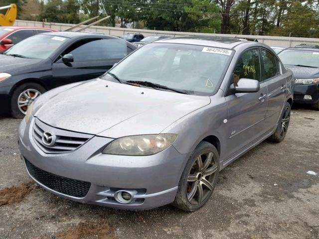 JM1BK323061457132 - 2006 MAZDA 3 S GRAY photo 2