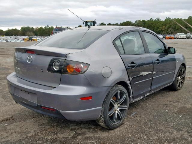 JM1BK323061457132 - 2006 MAZDA 3 S GRAY photo 4