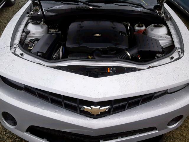 2G1FA1E31C9201666 - 2012 CHEVROLET CAMARO LS GRAY photo 7