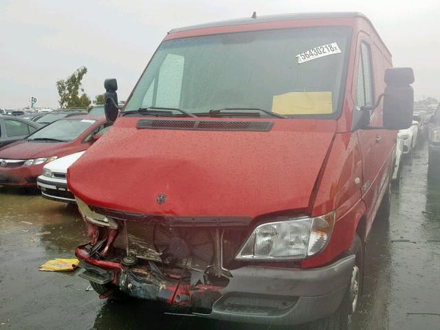 WD0PD644965934048 - 2006 DODGE SPRINTER 2 RED photo 2