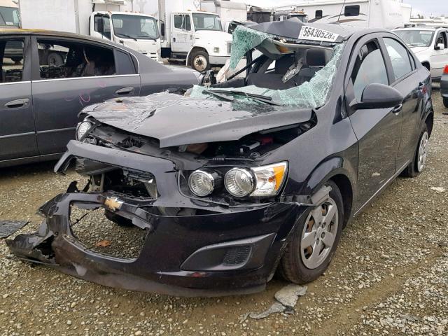 1G1JA5SH3F4176925 - 2015 CHEVROLET SONIC LS 黑色 照片 2