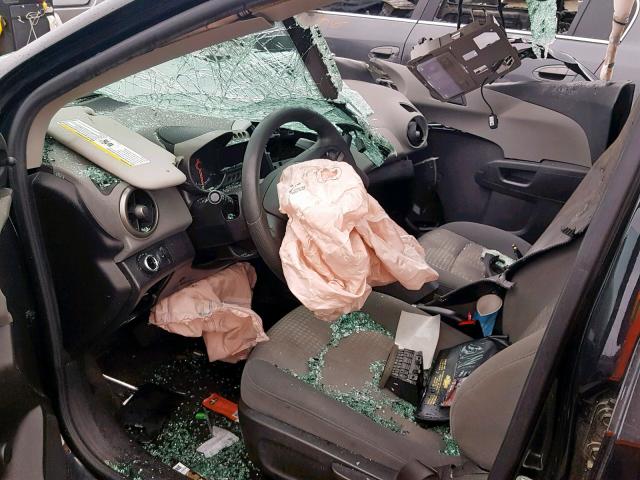 1G1JA5SH3F4176925 - 2015 CHEVROLET SONIC LS 黑色 照片 5