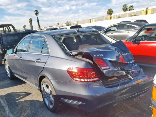 WDDHF5KBXFB120095 - 2015 MERCEDES-BENZ E 350 GRAY photo 3