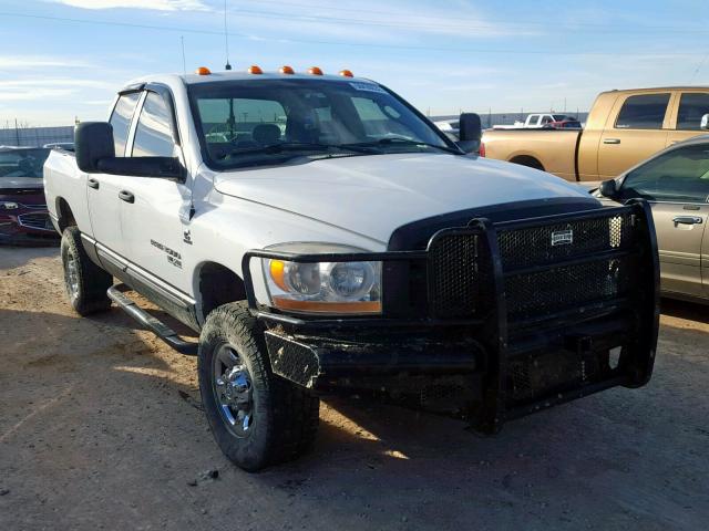 3D7LX38C76G170021 - 2006 DODGE RAM 3500 S WHITE photo 1