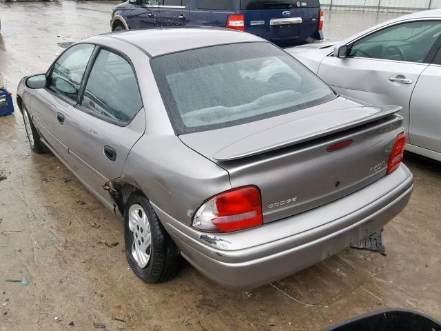 1B3ES47Y5XD163556 - 1999 DODGE NEON HIGHL SILVER photo 3