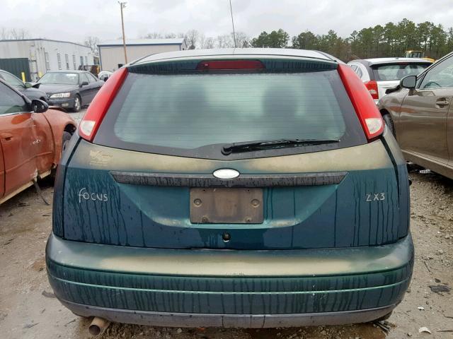 3FAFP3139YR203213 - 2000 FORD FOCUS ZX3 GREEN photo 9