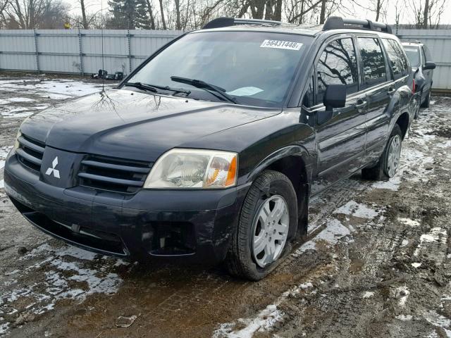 4A4MN21S35E064230 - 2005 MITSUBISHI ENDEAVOR L BLACK photo 2