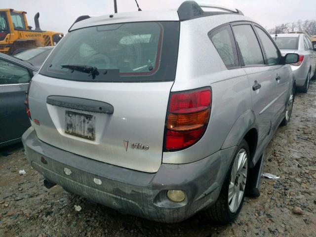 5Y2SL65836Z449842 - 2006 PONTIAC VIBE SILVER photo 4