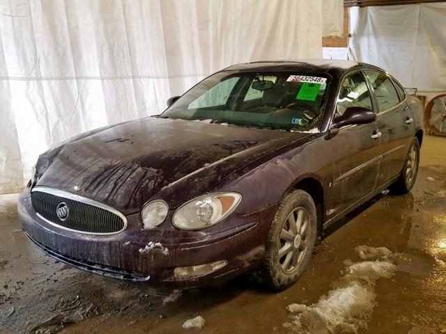 2G4WC582371230176 - 2007 BUICK LACROSSE C PURPLE photo 2