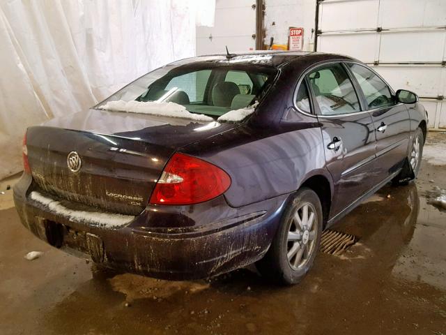 2G4WC582371230176 - 2007 BUICK LACROSSE C PURPLE photo 4