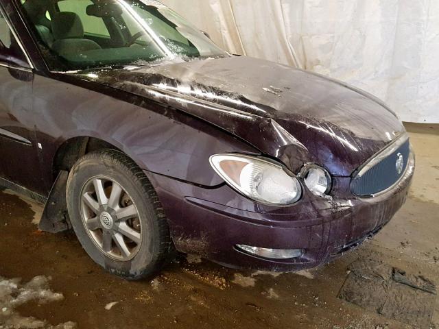 2G4WC582371230176 - 2007 BUICK LACROSSE C PURPLE photo 9