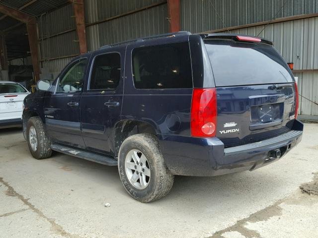 1GKFC13007R147335 - 2007 GMC YUKON BLUE photo 3