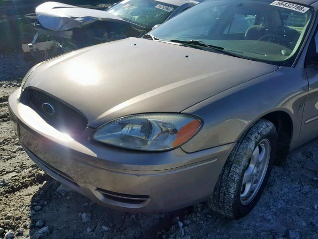 1FAFP55SX4G160533 - 2004 FORD TAURUS SES GOLD photo 9