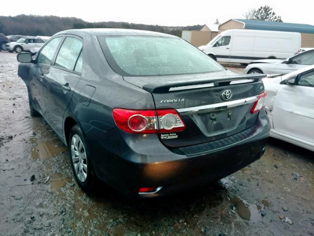 5YFBU4EE6CP013127 - 2012 TOYOTA COROLLA BA BLACK photo 3